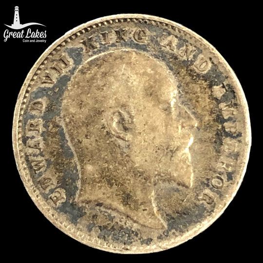1907(c) India-British Two Annas (VG)