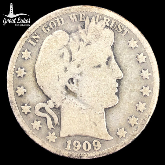 1909-S Barber Half Dollar (G)