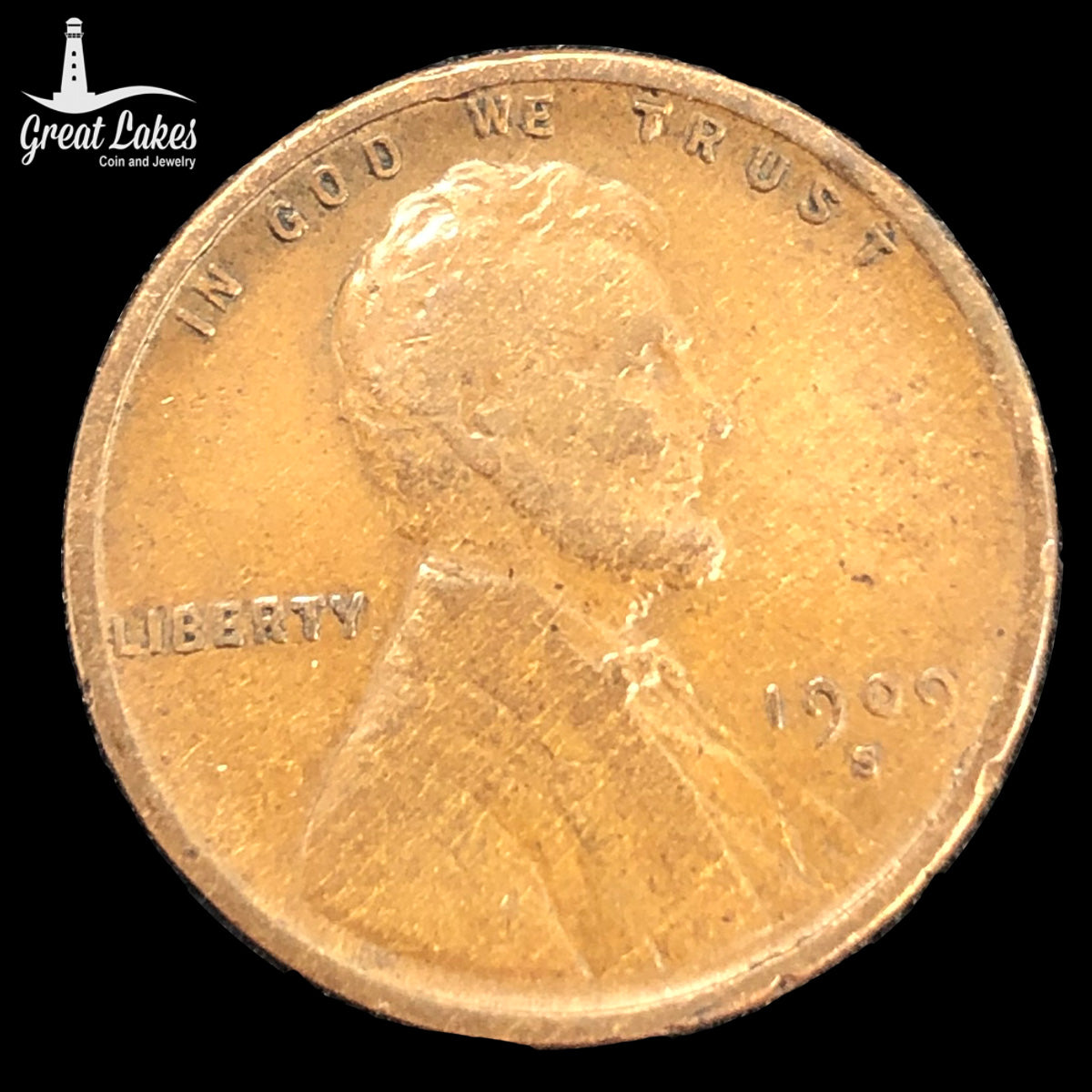 1909-S Lincoln Head Cent (F)