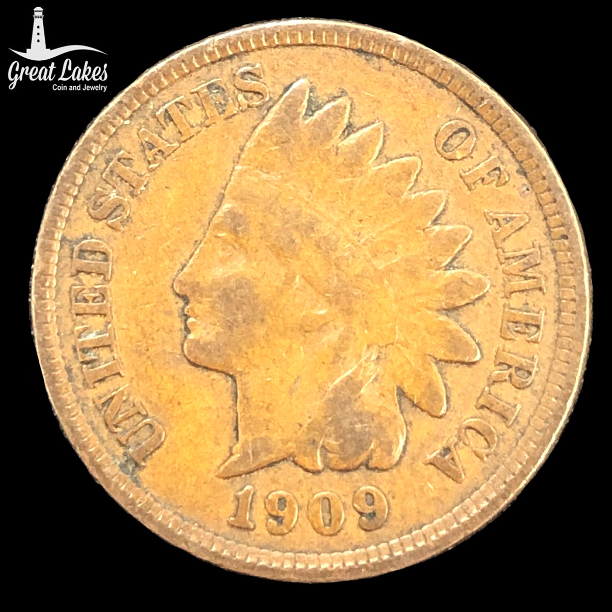 1909 Indian Head Cent (F)