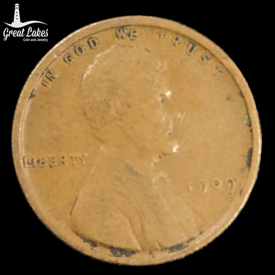 1909 V.D.B. Lincoln Cent (F)