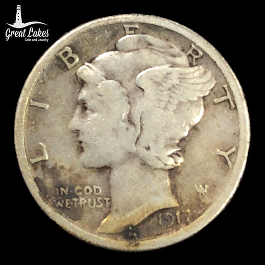 1917-S Mercury Dime (VF)
