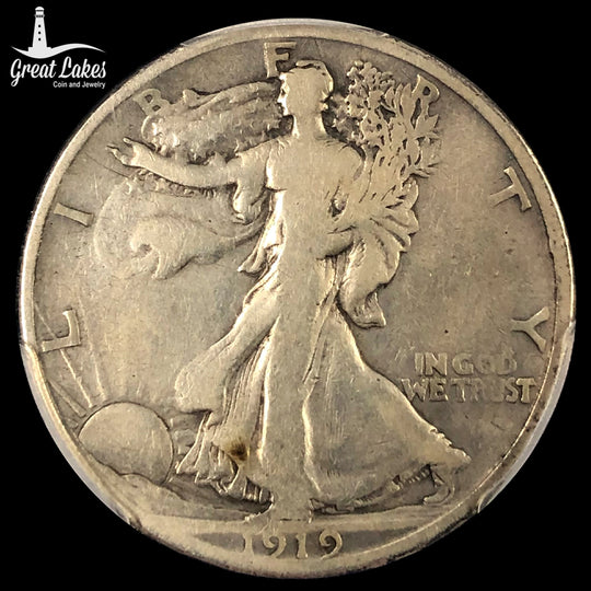 1919-S Walking Liberty Half Dollar PCGS VG08