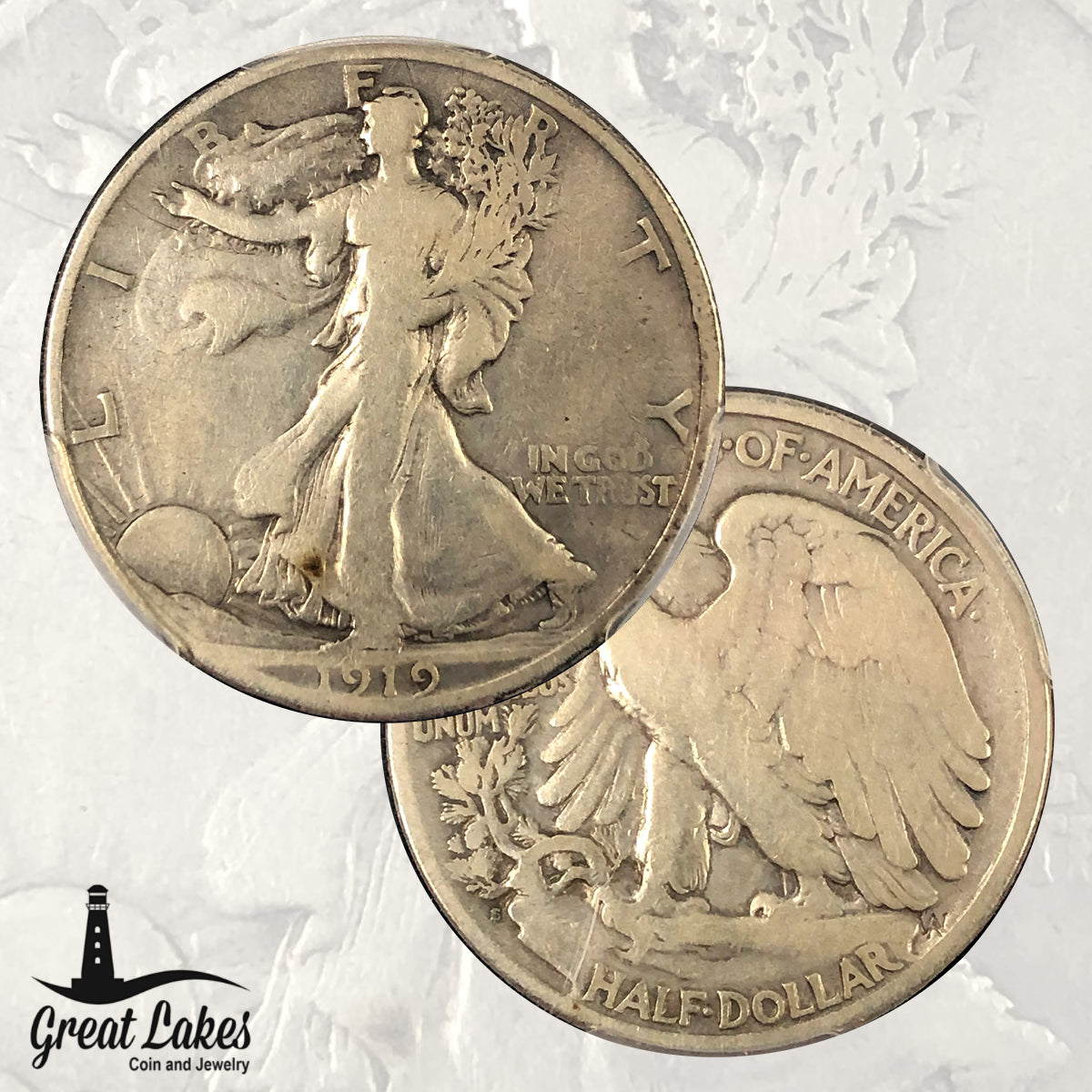 1919-S Walking Liberty Half Dollar PCGS VG08