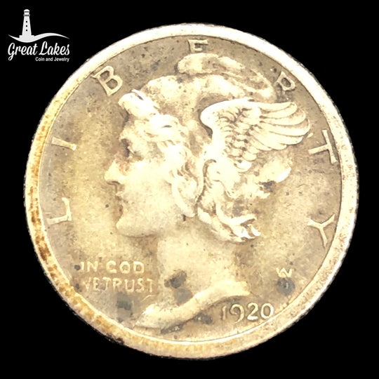 1920-S Mercury Dime (XF)