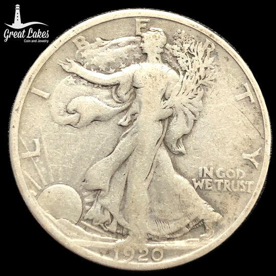 1920-S Walking Liberty Half Dollar (F)