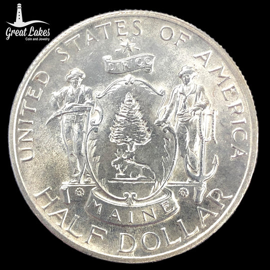 1920 Maine Commemorative Half Dollar (AU) (Cleaned)