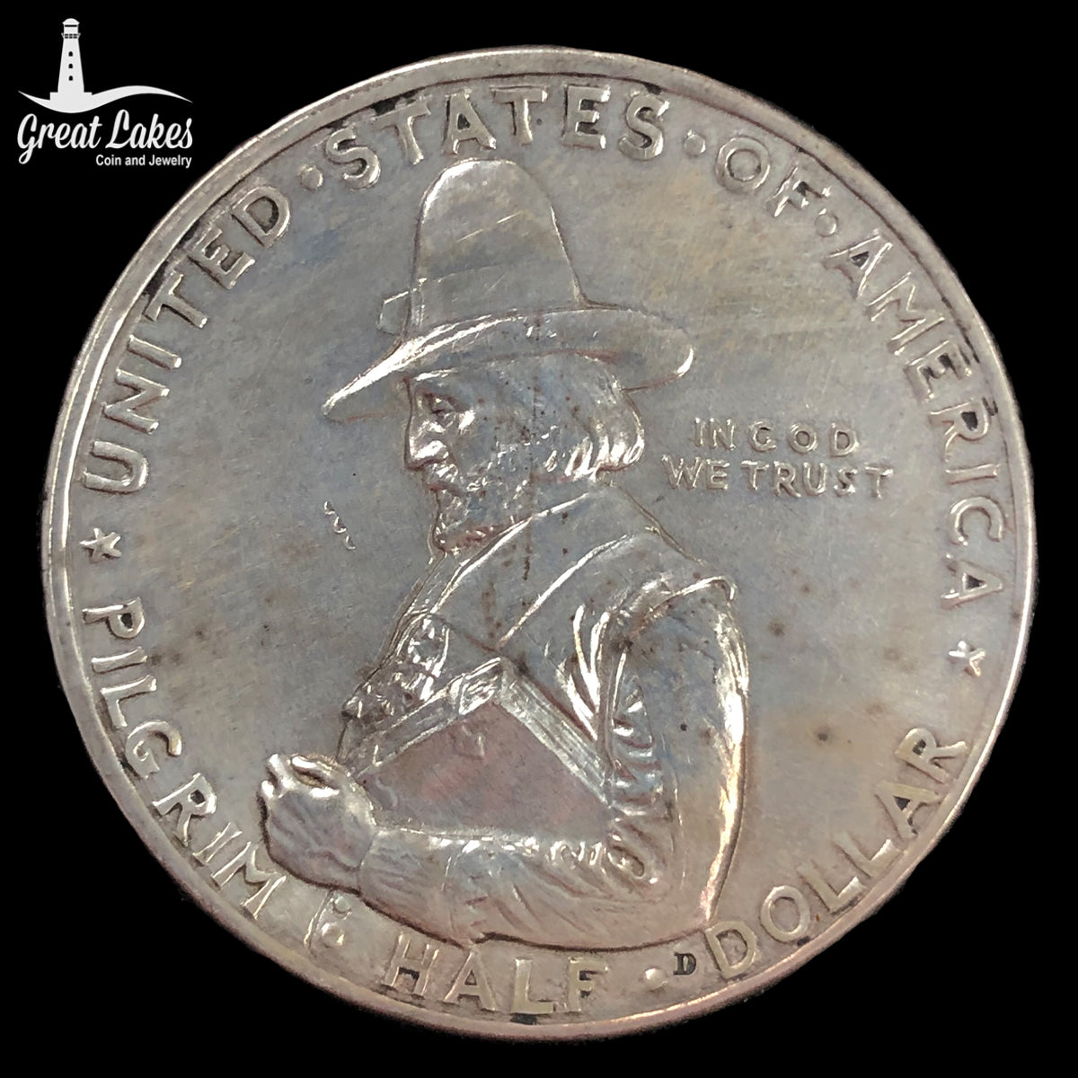 1920 Pilgrim Commemorative Half Dollar (XF) (Cleaned / Polished)