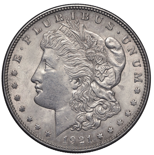 1921 Morgan Silver Dollar Circulated