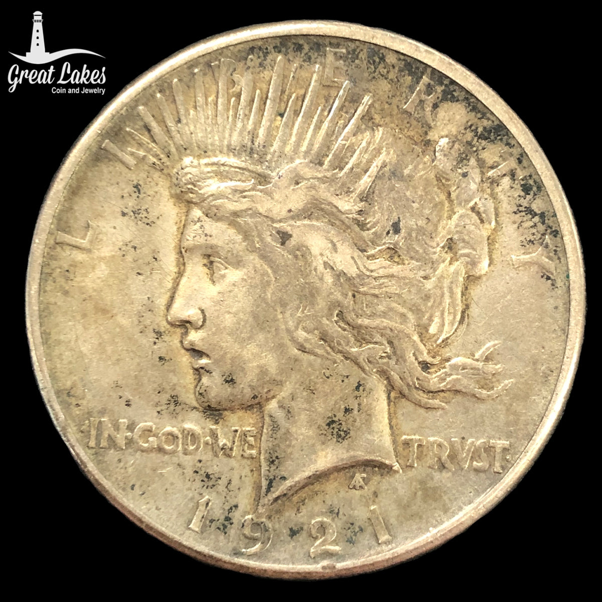 1921 Peace Silver Dollar (XF)