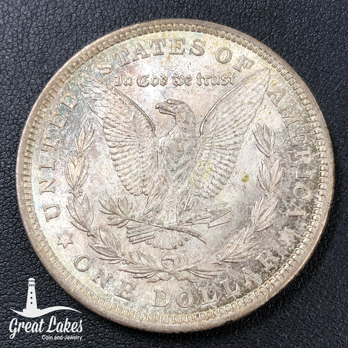 1921 Morgan Silver Dollar Toned (BU)