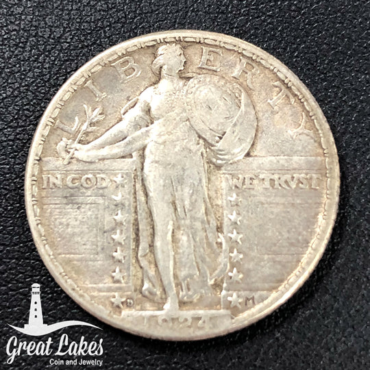 1924-D Standing Liberty Quarter (VF)