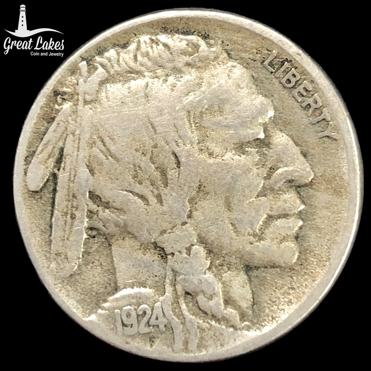 1924-S Buffalo Nickel (VF)