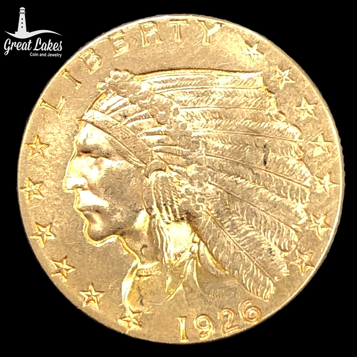 1926 $2.5 Indian Gold Quarter Eagle (BU)
