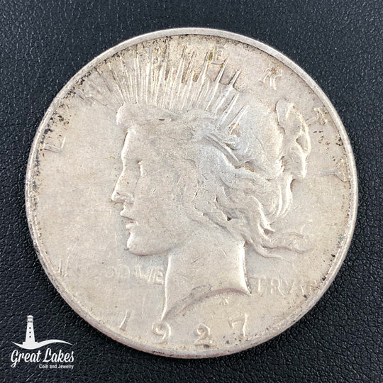 1927-S Peace Silver Dollar (Fine)