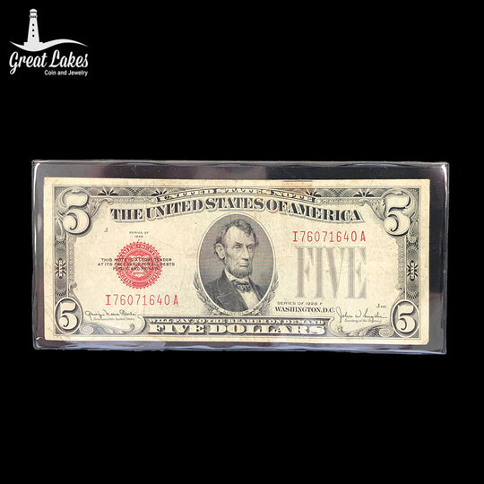 1928 F $5 Legal Tender (VF)