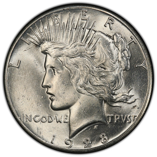1928 Peace Silver Dollar PCGS MS62