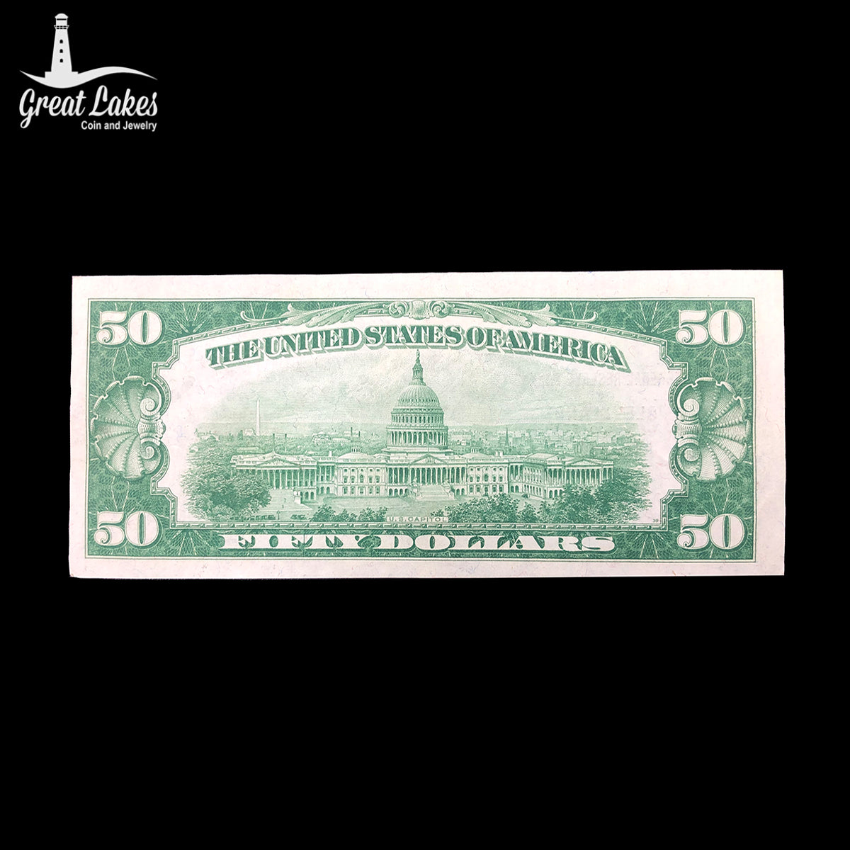 1929 $50 Federal Reserve Bank Note (XF)