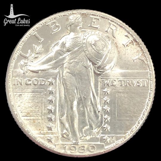 1930 Standing Liberty Quarter (AU / BU)