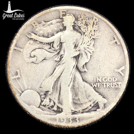 1933-S Walking Liberty Half Dollar (F)