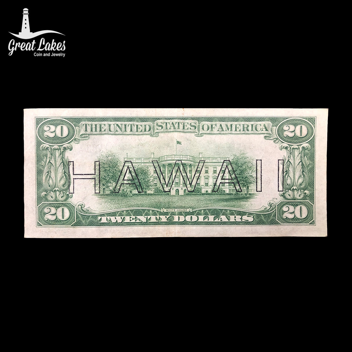 1934 A $20 Hawaii Note (XF)