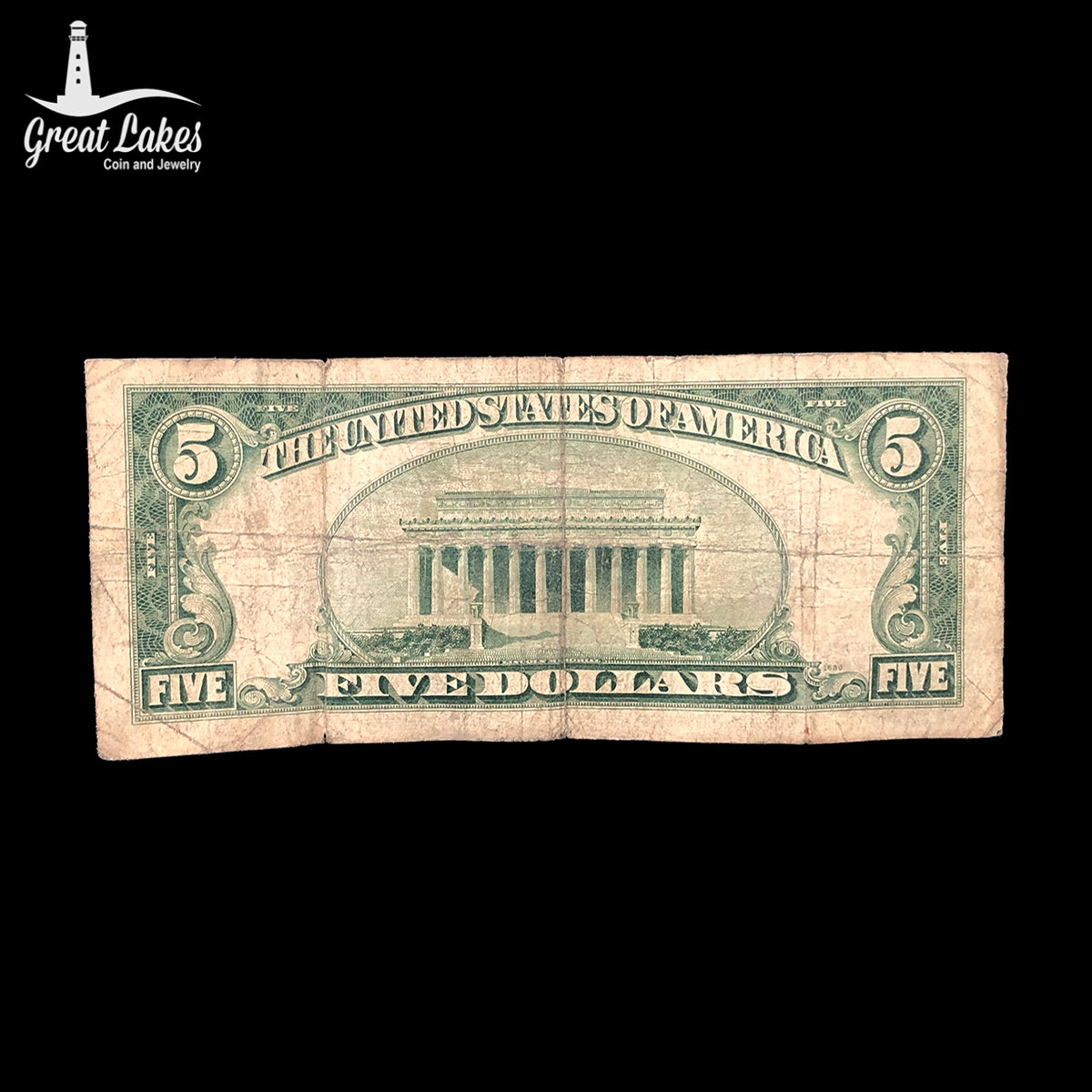 1934-A $5 Silver Certificate (VG)