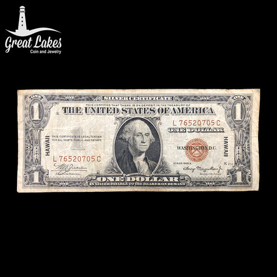 1935-A $1 Hawaii (VF)