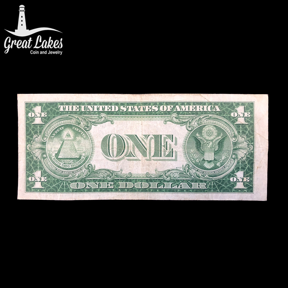 1935-B $1 Silver Certificate F / VF (Pink Mark)