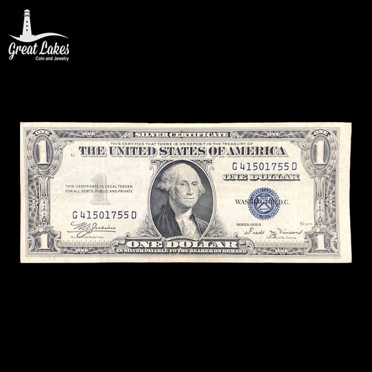1935-B $1 Silver Certificate (VF)