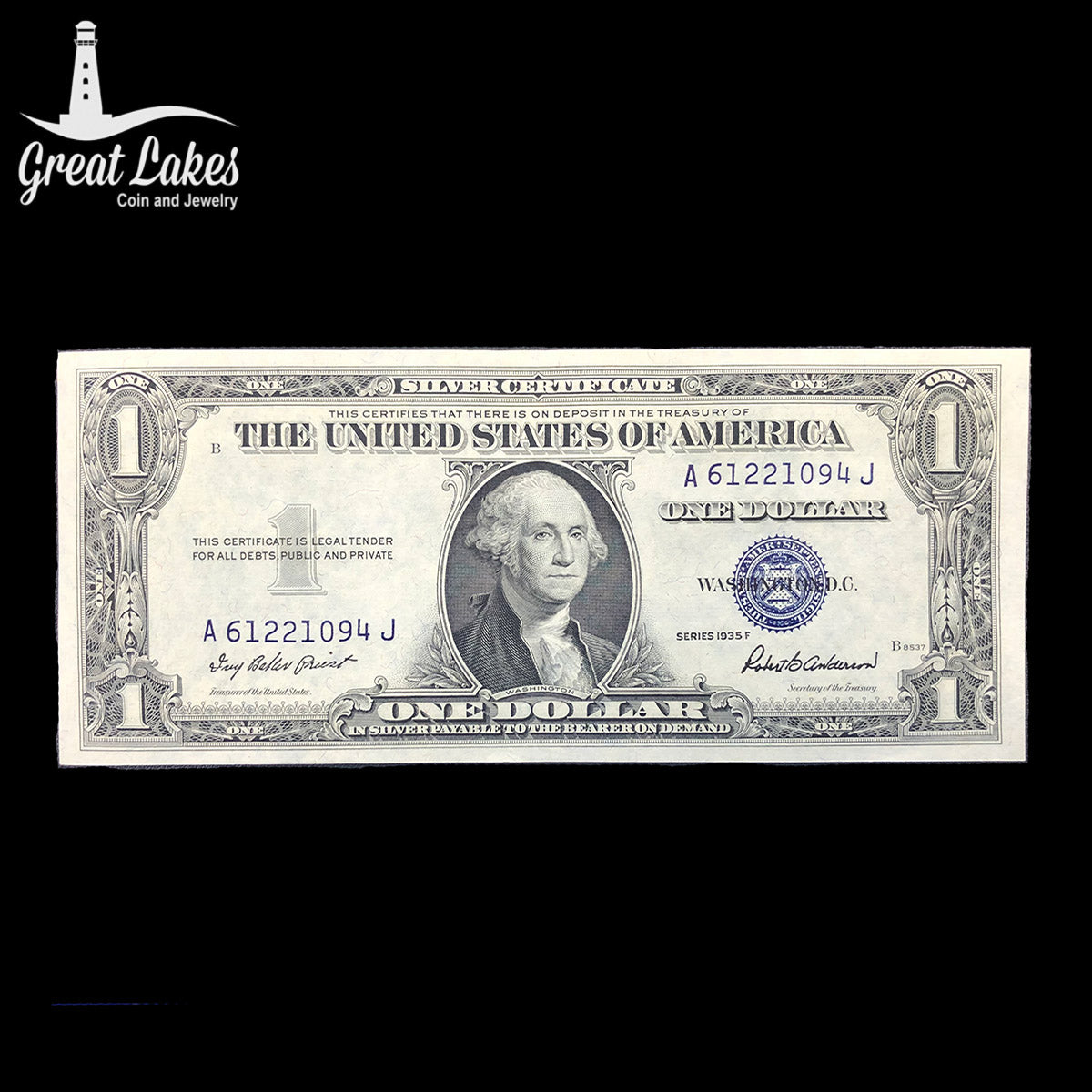1935-F $1 Silver Certificate (CU)