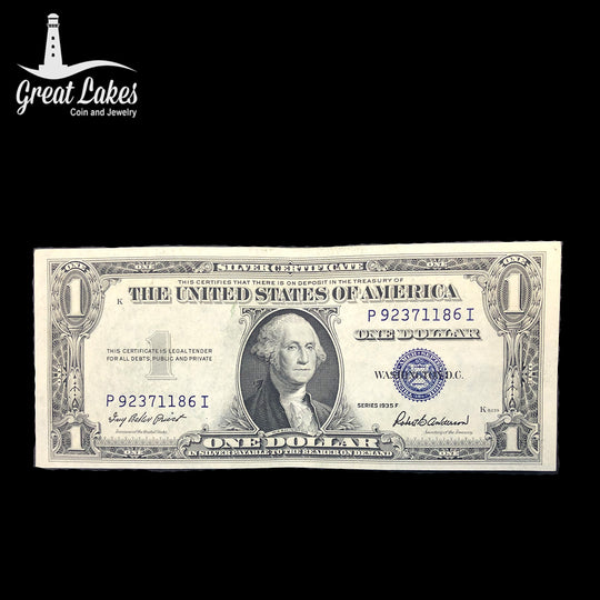 1935 F $1 Silver Certificate (XF)