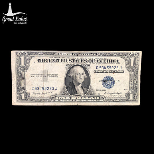 1935-G $1 Silver Certificate (VF)
