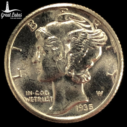 1935-S Mercury Dime (BU)