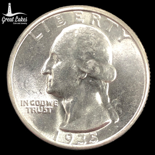1935 Washington Quarter (AU)