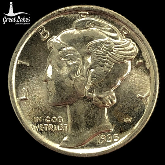 1953 Mercury Dime (BU)
