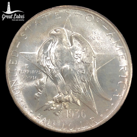1936-D Texas Commemorative Half Dollar (BU)
