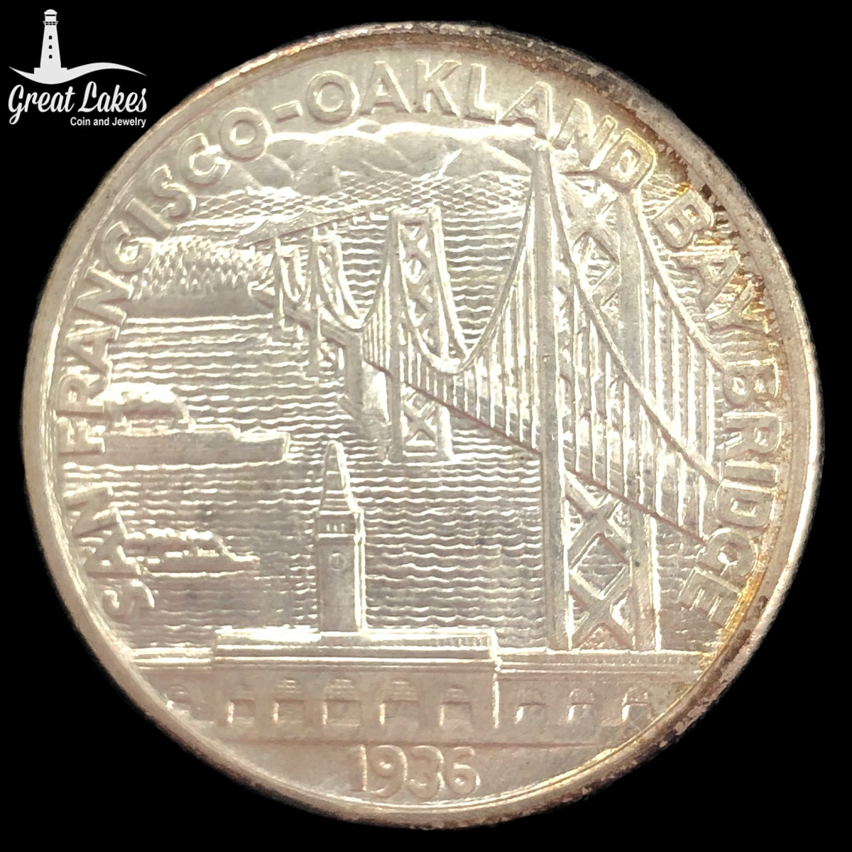 1936-S Bay Bridge Commemorative Half Dollar (BU)