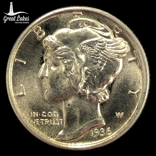 1936-S Mercury Dime (BU)