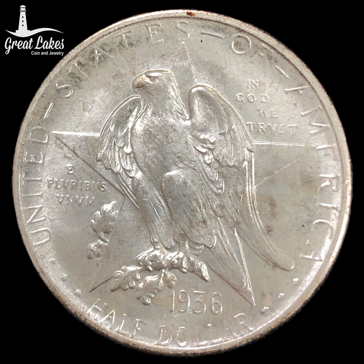 1936-S Texas Commemorative Half Dollar (BU)