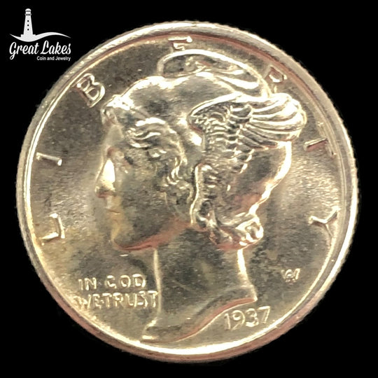 1937-D Mercury Dime (BU)