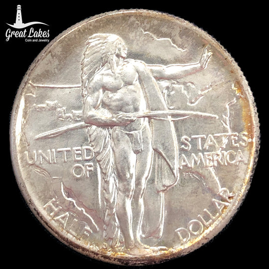 1937-D Oregon Trail Commemorative Half Dollar (BU)