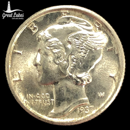 1937-S Mercury Dime (BU)