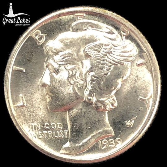 1939-D Mercury Dime (BU)