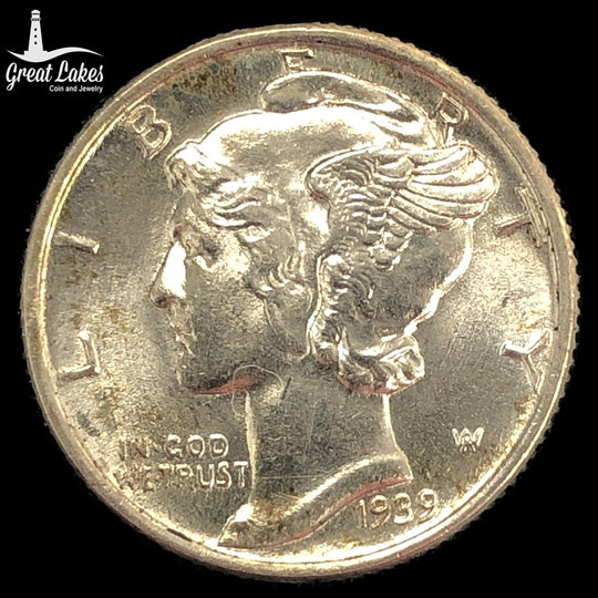 1939 Mercury Dime (BU)