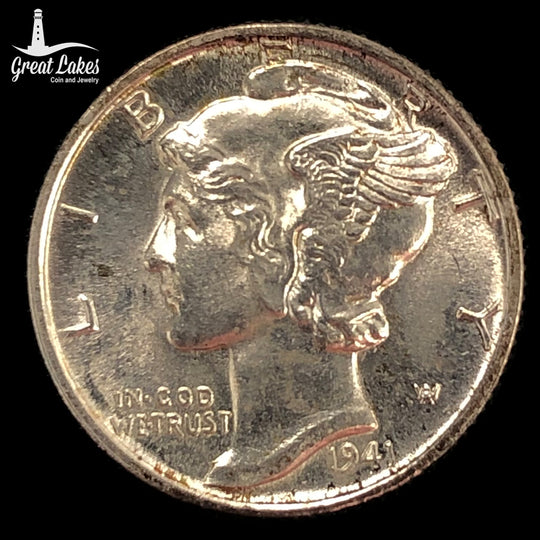 1941-D Mercury Dime (AU)