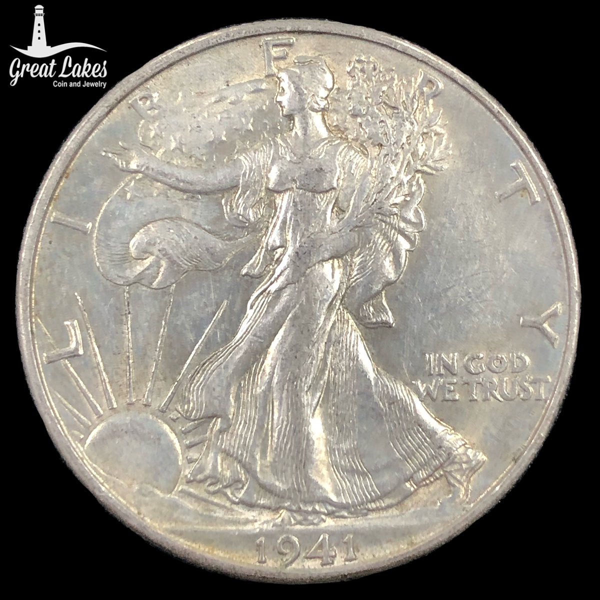 1941-D Walking Liberty Half Dollar (AU)