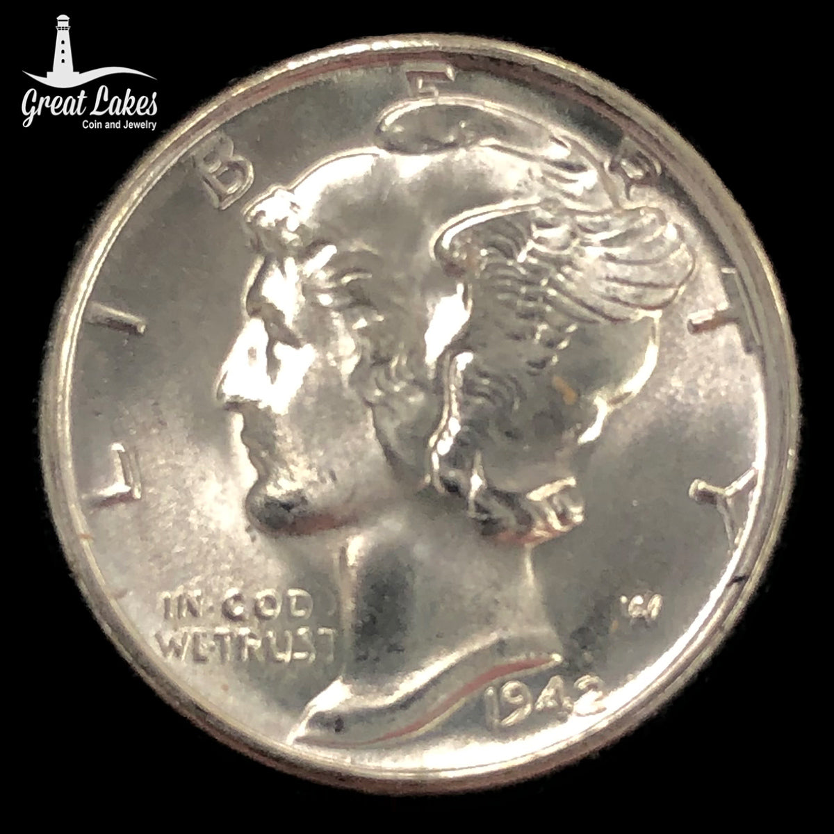 1942-S Mercury Dime (BU)