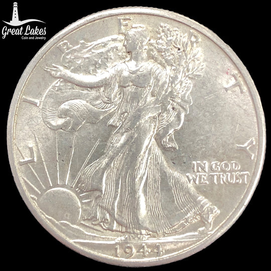 1944-D Walking Liberty Half Dollar (AU)