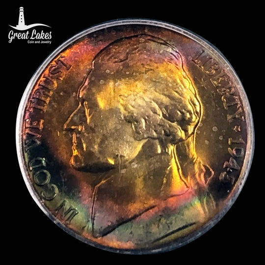 1945-P Jefferson Nickel PCGS MS64