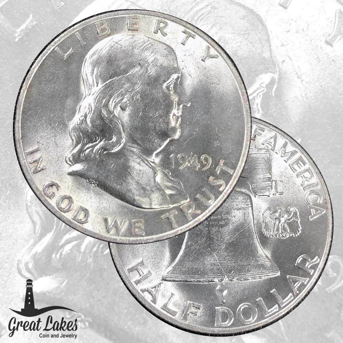 1949-D Franklin Half Dollar (AU)